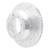 R1 99-07 Ford E-350 Super Duty Rear Left Drilled & Slotted Silver Brake Rotor - EDZ-54168L Photo - out of package