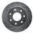 R1 04-08 Ford F-150 4WD Front Left Drilled & Slotted Silver Brake Rotor - EDZ-54187L Photo - Primary