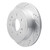 R1 04-11 Ford F-150 RWD Rear Left Drilled & Slotted Silver Brake Rotor - EDZ-54189L Photo - out of package