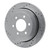 R1 07-17 Ford ExpeditIon Rear Left Drilled & Slotted Silver Brake Rotor - EDZ-54205L Photo - out of package