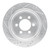 R1 07-17 Ford ExpeditIon Rear Right Drilled & Slotted Silver Brake Rotor - EDZ-54205R Photo - out of package