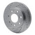 R1 09-09 Ford F-150 RWD Front Left Drilled & Slotted Silver Brake Rotor - EDZ-54216L Photo - out of package