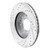 R1 09-09 Ford F-150 4WD Front Right Drilled & Slotted Silver Brake Rotor - EDZ-54216R Photo - out of package