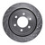 R1 15-17 Ford F-150 RWD Rear Right Drilled & Slotted Silver Brake Rotor - EDZ-54231R Photo - Primary