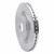 R1 13-19 Ford Police Interceptor Utility Front Left Drilled & Slotted Silver Brake Rotor - EDZ-54266L Photo - out of package