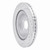 R1 13-19 Ford Explorer Front Right Drilled & Slotted Silver Brake Rotor - EDZ-54266R Photo - out of package