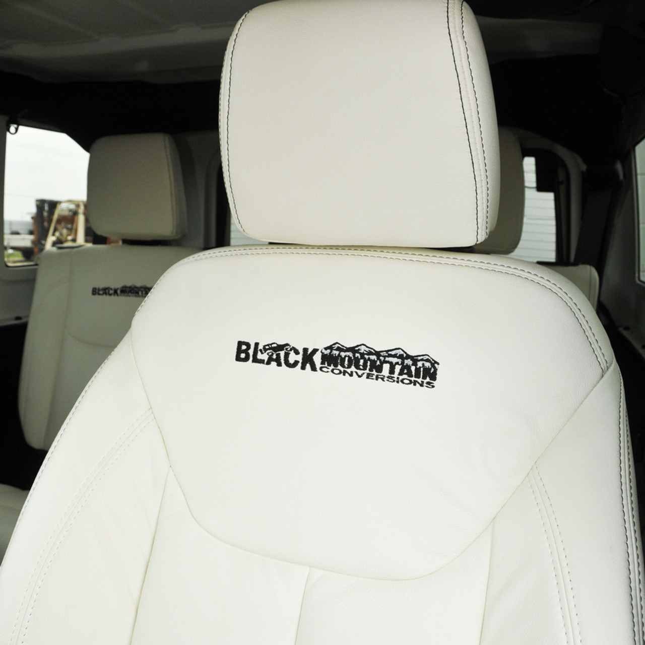 Jeep Wrangler Leather Seat Covers White