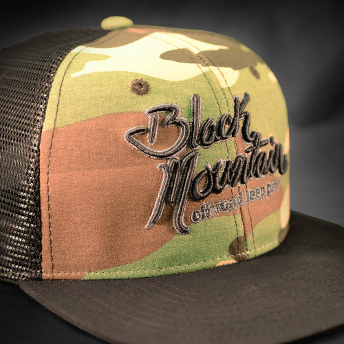 Camo Script Logo Cap