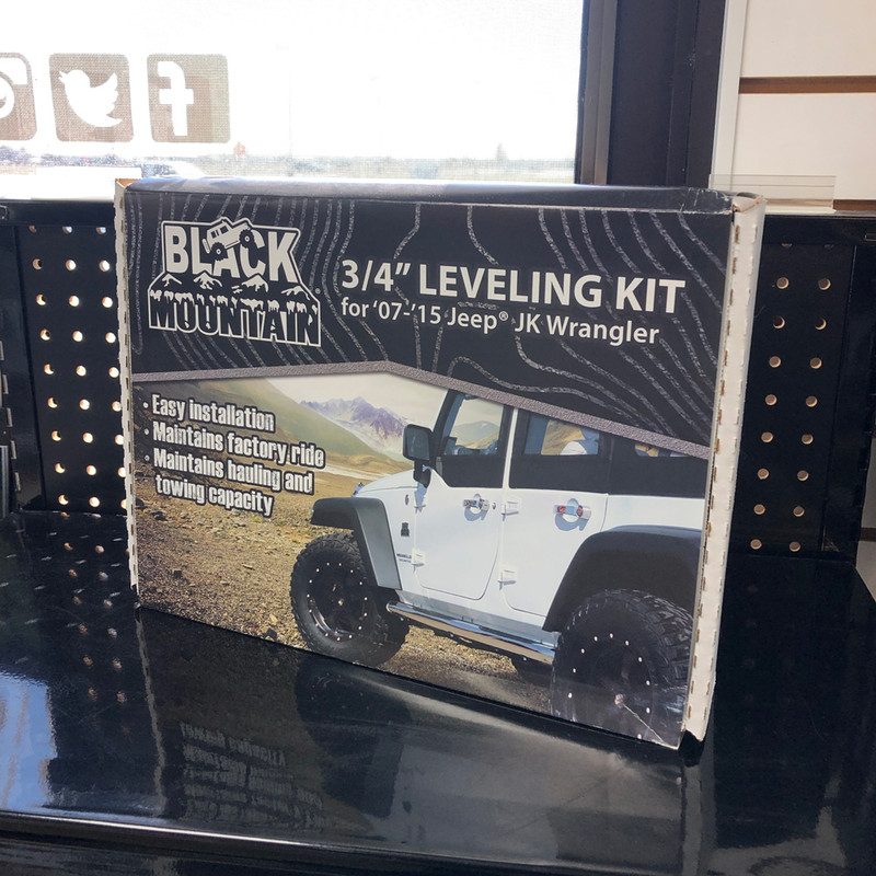 Jeep Wrangler Jk 3/4” Leveling Kit – BLKMTN