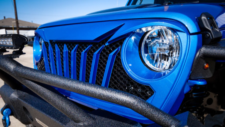 Angry Grill for Jeep Wrangler JL & JLU - Black Mountain Jeep