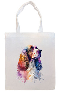 Cocker Spaniel Canvas Tote Bag Style1 S528-Tote-CRS-ST1 Cocker Spaniel Canvas Tote Bag Style1 S528-Tote-CRS-ST1