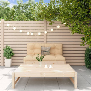 2 Piece Patio Lounge Set with Cushions Solid Wood A949-3186102 2 Piece Patio Lounge Set with Cushions Solid Wood A949-3186102