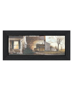 Approaching Dusk Black Framed Print Wall Art N270-407405