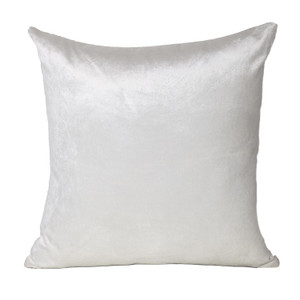22" White Cotton Blend Throw Pillow N270-402749