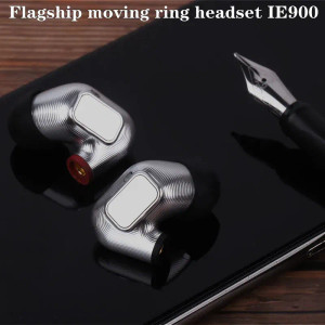 Color: khaki - IE900 IEM Origin In ear Metal Headset HiFi Monitoring Noise Reduction Mobile Compute F640-12000031323664365