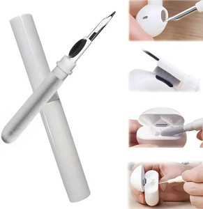 Color: WHITE - Bluetooth Earphone Cleaner Kit For Airpods Pro 1 2 3 Earbuds Case Cleaning Pen Brush F640-12000038716581965