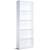 Modern 5-Tier Bookcase Storage Shelf in White Wood Finish Q280-CWMDBCN18140421