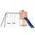  Outdoor Playset Natural wood, blue Solid douglas wood, Polypropylene A949-3156887