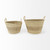 Set Of Two Detailed Wicker Storage Baskets N270-392170