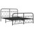  Bed Frame Black Steel Full Bed Frame Rectangular Modern A949-377137