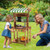 Double-Sided Mud Kitchen with Canopy and Chalkboard for 3+ Years Old-Natural B593-TP10375