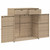  Garden Storage Cabinet Beige Poly Rattan Large A949-365566