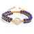 style: B - 4mm Amethyst Double Layer Hand-woven Winding Bracelet Q119-CJSL122176702BY