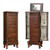 Wooden Jewelry Armoire Cabinet Storage Chest with Drawers and Swing Doors B593-HW65837 Wooden Jewelry Armoire Cabinet Storage Chest with Drawers and Swing Doors B593-HW65837