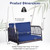 Single Person Hanging Seat with Seat and Back Cushions-Navy - Color: Navy D681-HW71333NY Single Person Hanging Seat with Seat and Back Cushions-Navy - Color: Navy D681-HW71333NY