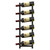 Rust proof Wall Mounted Wine Rack for 6 or 9 Bottles-M - Color: Black - Size: M D681-JV10902-6 Rust proof Wall Mounted Wine Rack for 6 or 9 Bottles-M - Color: Black - Size: M D681-JV10902-6