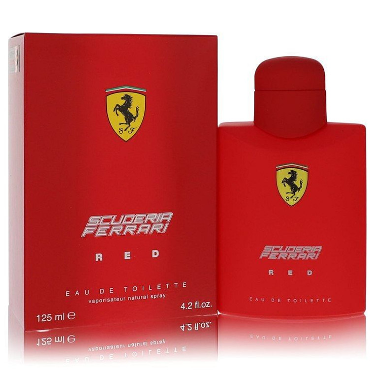 Ferrari Scuderia Red by Ferrari Eau De Toilette Spray 4.2 oz (Men) V728-501118 Ferrari Scuderia Red by Ferrari Eau De Toilette Spray 4.2 oz (Men) V728-501118