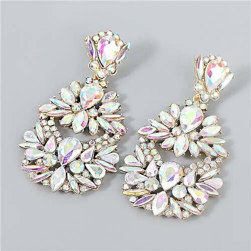 Rhinestone Floral Abstract Prints