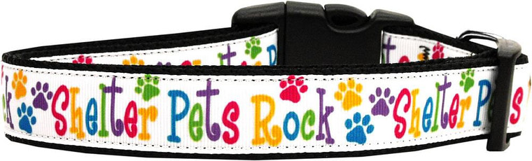 Shelter Pets Rock Nylon Dog Collars Large S528-125-146 LG