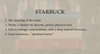 Starbuck info graphic