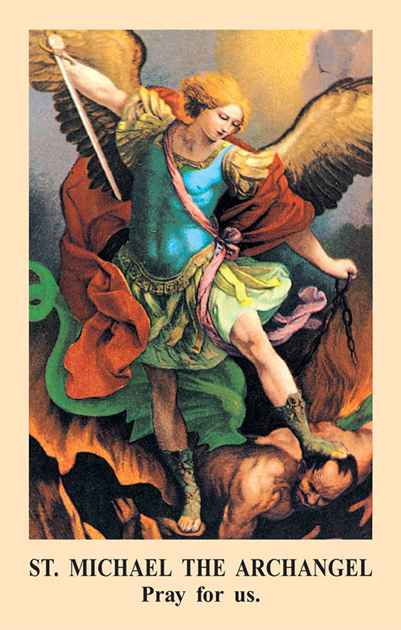 Saint Michael the Archangel Prayer Card (Pack of 100)