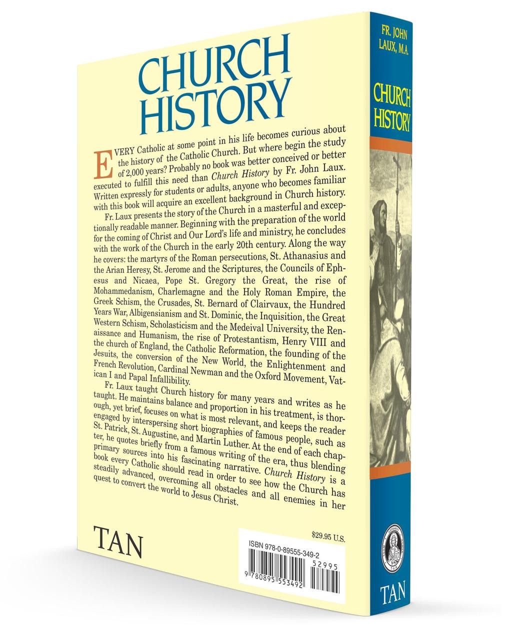 Church History: A History of the Catholic Church to 1940 | TAN Books