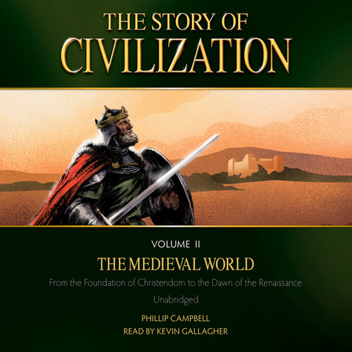 The Story of Civilization Volume 2: The Medieval World (MP3 Audiobook Download) Cover