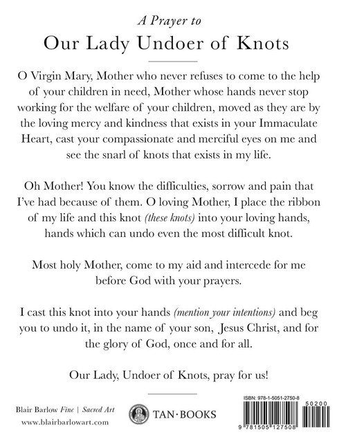 Our Lady Undoer of Knots Prayer Card