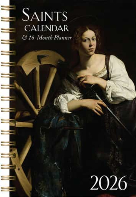 2026 Saints Calendar and Planner cover