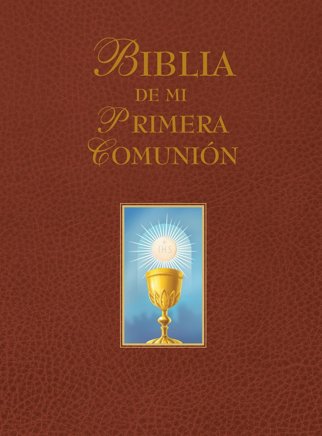 Biblia de mi primera comunión (Marrón)