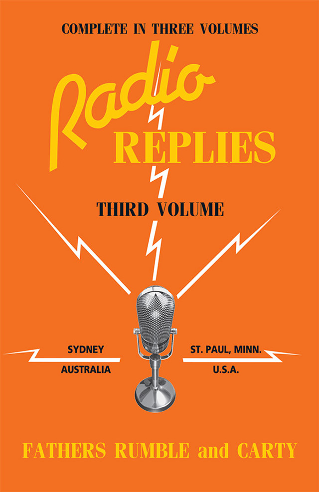 Radio Replies: Third Volume