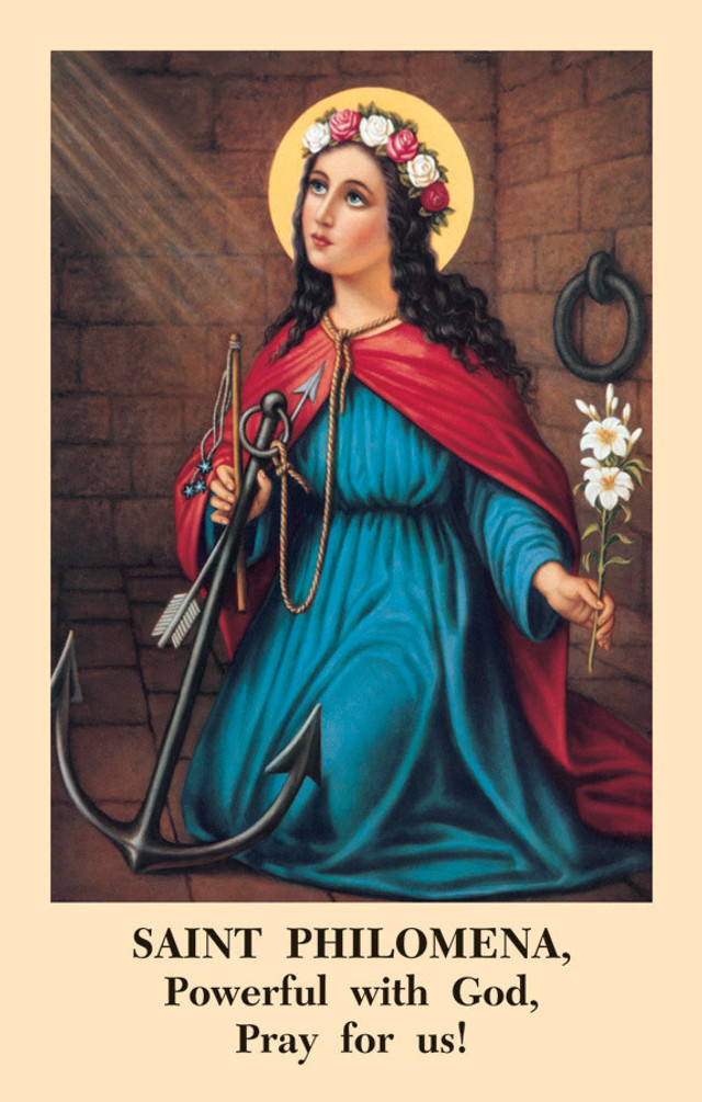 Saint Philomena Novena Prayer Card (Pack of 100)