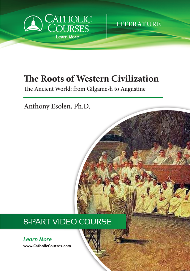 The Roots of Western Civilization The Ancient World: from Gilgamesh to Augustine  Cover