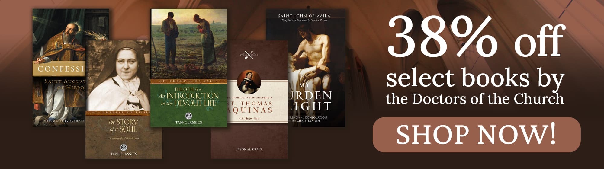 Doctors of the Church promo sale 30% off titles