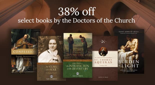 Mobile version of Doctors of the Church banner for 40% off selected titles