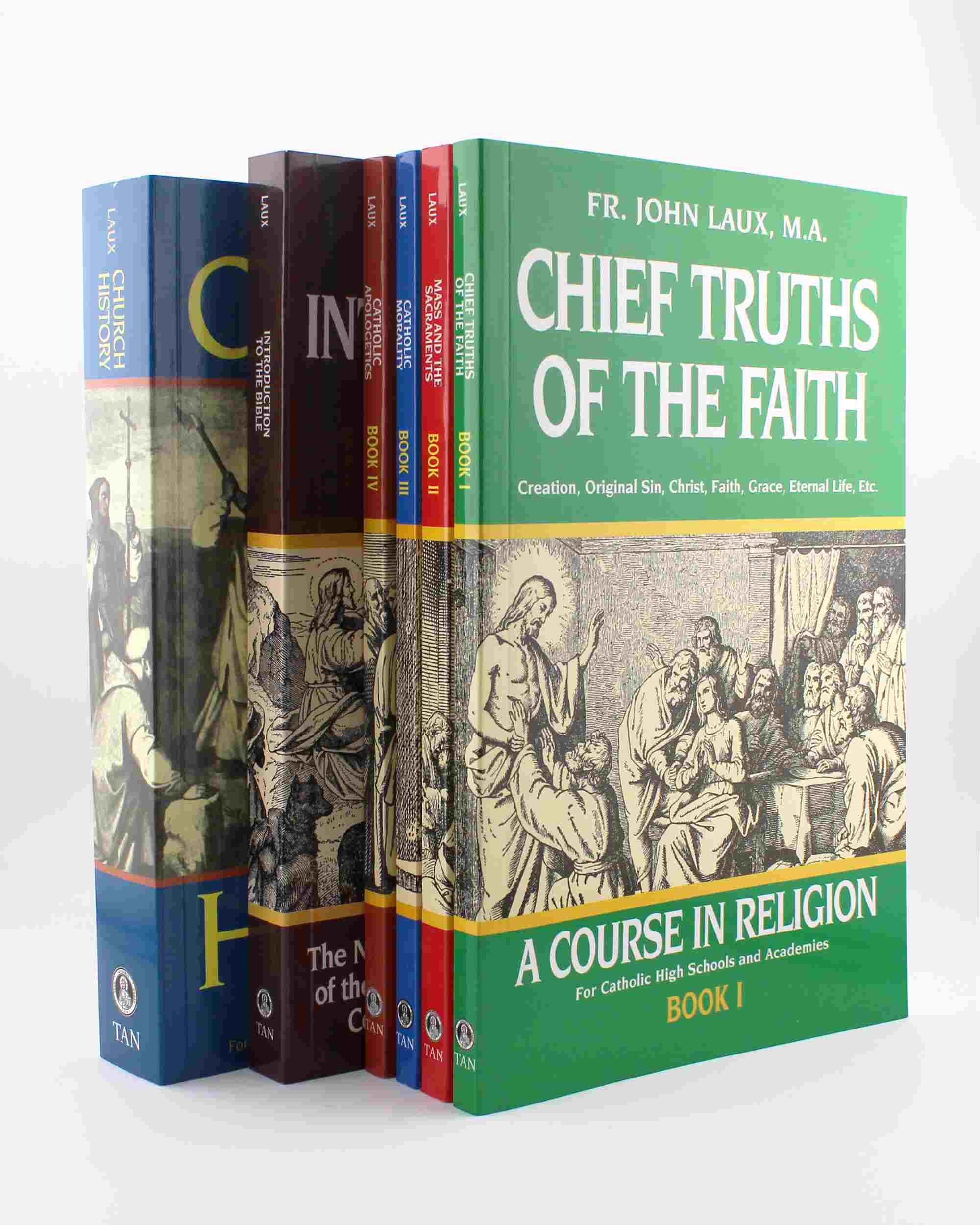 Cover set of Laux Catholic Series
