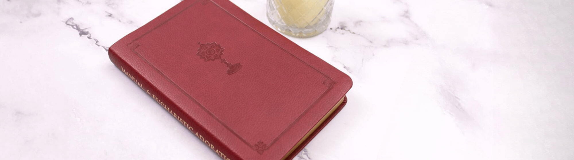 Manual for Eucharistic Adoration Catholic Book Promotional Banner by TAN Books