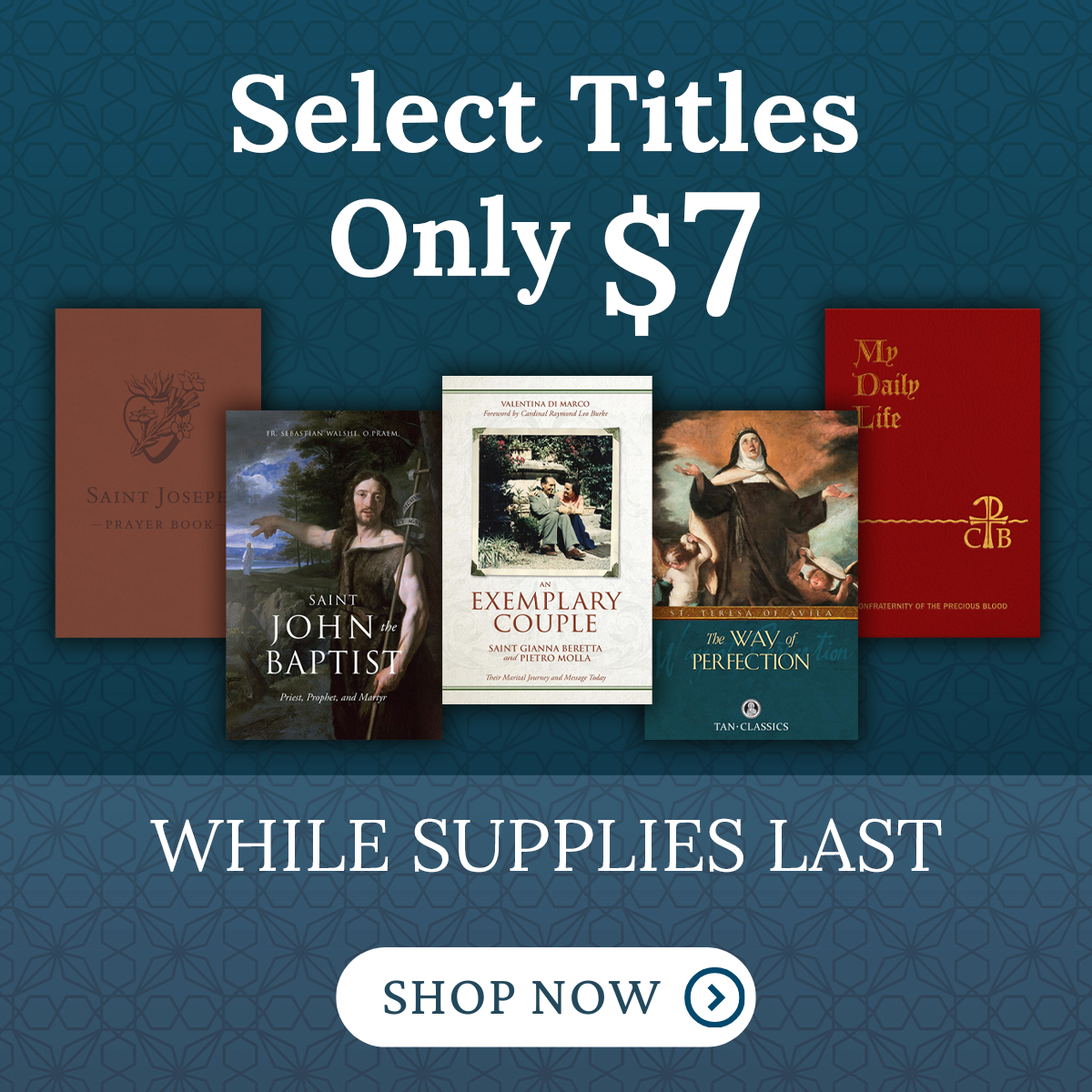 Select titles of seven dollar TANBooks available now!