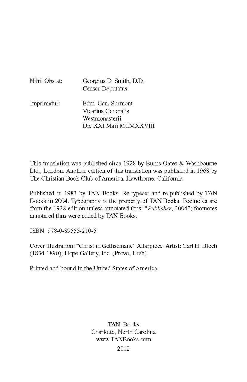 The Dolorous Passion of Our Lord Jesus Christ: From the Visions of Anne Catherine Emmerich