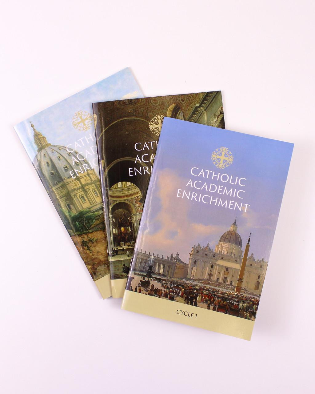 Catholic Academic Enrichment Cycle Set of 3